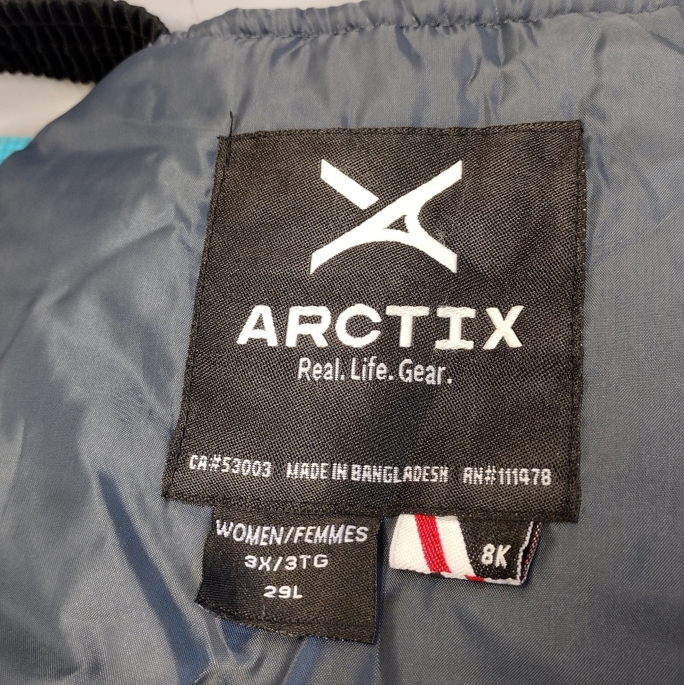 NWT Arctix Womens Snow Ski Bib Overalls Insulated Straight - Size 3X - Picture 11 of 12